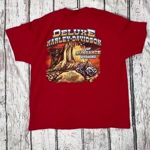 Harley-Davidson Motorcycles Sturgis Bike Rally Crewneck Tshirt Mens